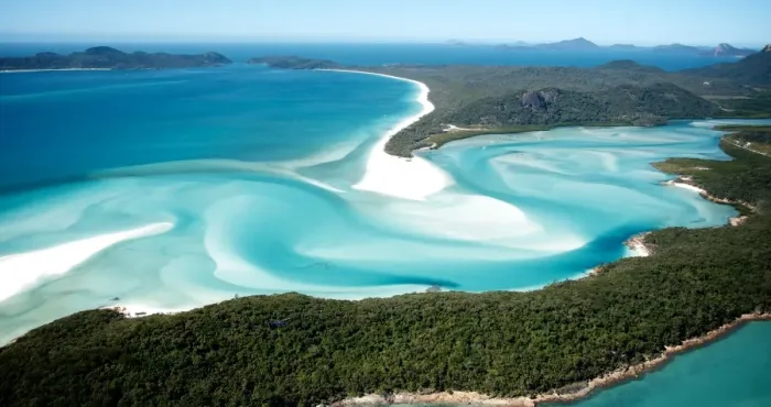 Framed Print : Whitsunday Islands river outlet