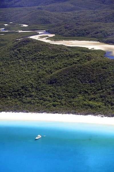 Whitsundays islands aerial view, Australia