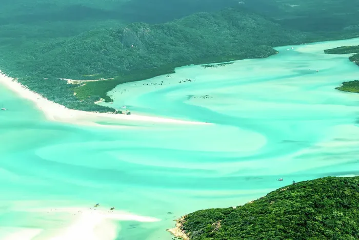 Framed Print : Whitsundays and Whitehaven beach from above. Queensland, Australia Framed Print : Whitsundays and Whitehaven beach from above. Queensland, Australia