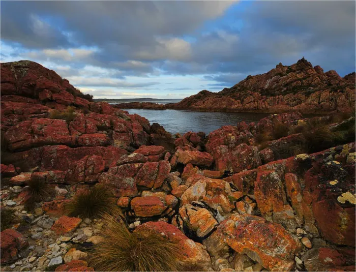 Framed Print : Wild and scenic, the West coast of Tasmania in the Tarkine region, Australia