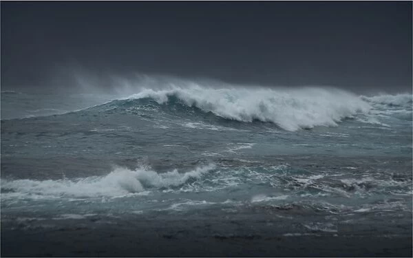 Wild winter weather and Storm tossed seas around King Island, Bass Strait, Tasmania, Australia