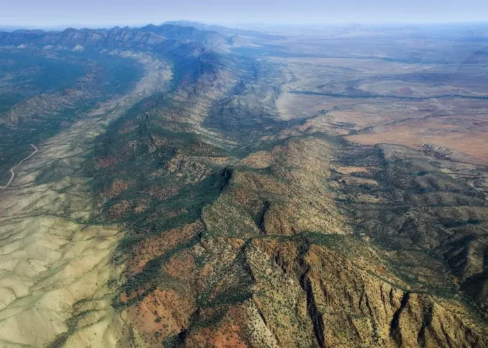 Framed Print : Wilpena Pound in Flinders ranges Framed Print : Wilpena Pound in Flinders ranges