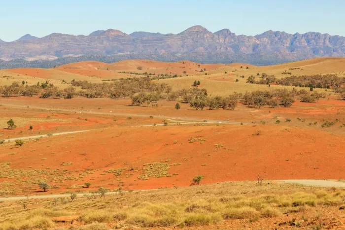 Framed Print : Wilpena Pound. Flinders Ranges. Australia