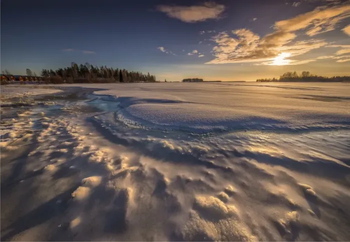 Framed Print : Winter scene on the coastline of the Baltic sea near Ranea, Lapland, Sweden Framed Print : Winter scene on the coastline of the Baltic sea near Ranea, Lapland, Sweden