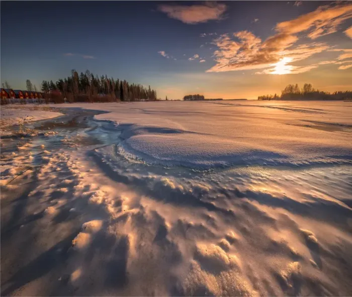 Framed Print : Winter scene on the coastline of the Baltic sea near Ranea, Lapland, Sweden Framed Print : Winter scene on the coastline of the Baltic sea near Ranea, Lapland, Sweden