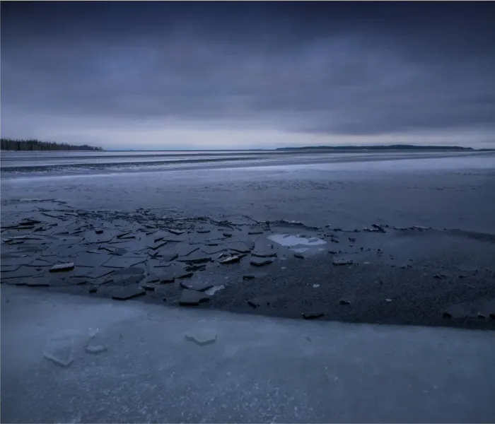 Framed Print : Winter scene on the coastline of the Baltic sea near Ranea, Lapland, Sweden Framed Print : Winter scene on the coastline of the Baltic sea near Ranea, Lapland, Sweden