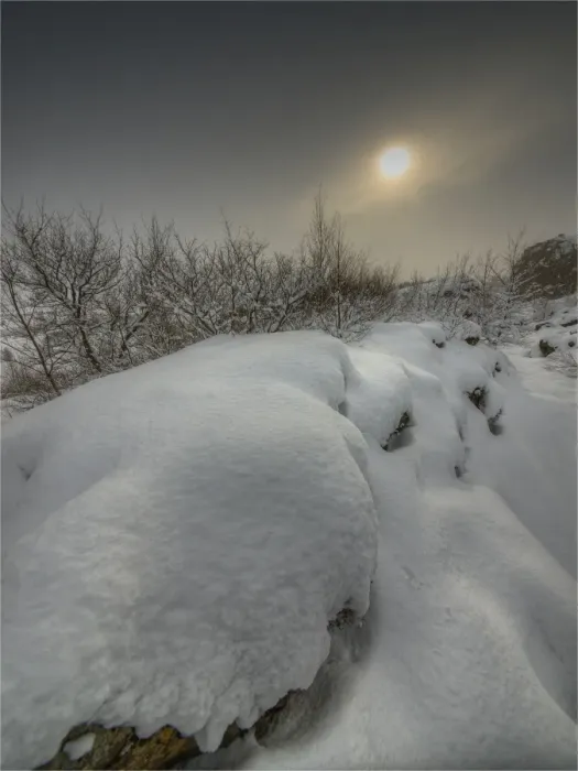 Framed Print : A winter scene at Pingvellir, Central Iceland