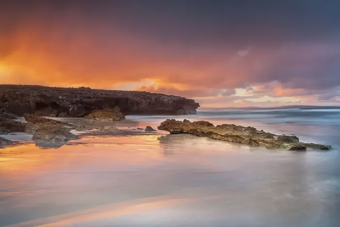 Framed Print : Winter sunrise