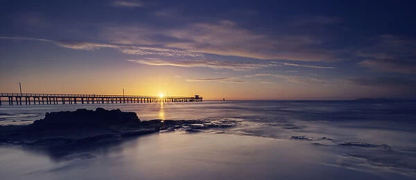 A winter sunrise at Point Lonsdale Jetty, Victoria