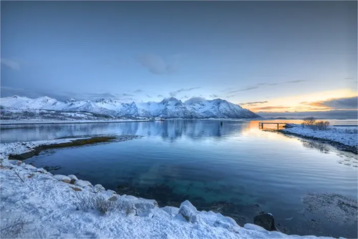 Framed Print : The Winter Wonderland of the Lofoten Peninsular, Arctic circle, Norway Framed Print : The Winter Wonderland of the Lofoten Peninsular, Arctic circle, Norway