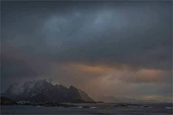 Winter wonderland, Reine, Lofoten Peninsular, Norway