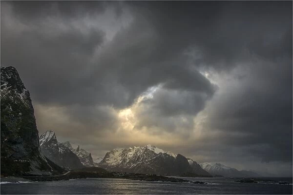 Winter wonderland, Reine, Lofoten Peninsular, Norway