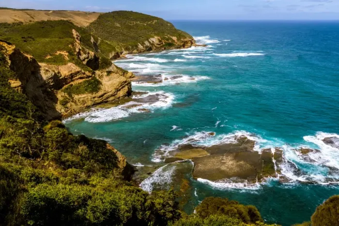 Framed Print : Wreck Beach at Great ocean Road, Victoria