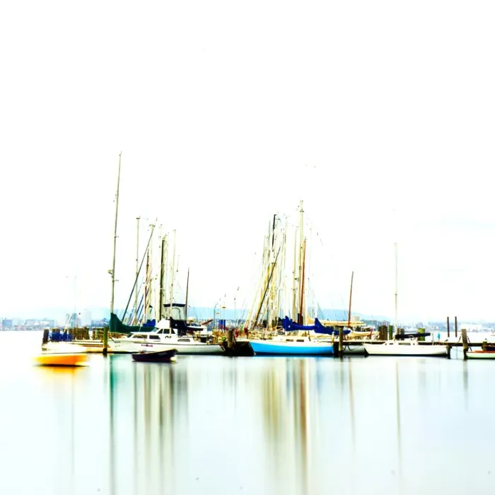 Framed Print : Yacht club
