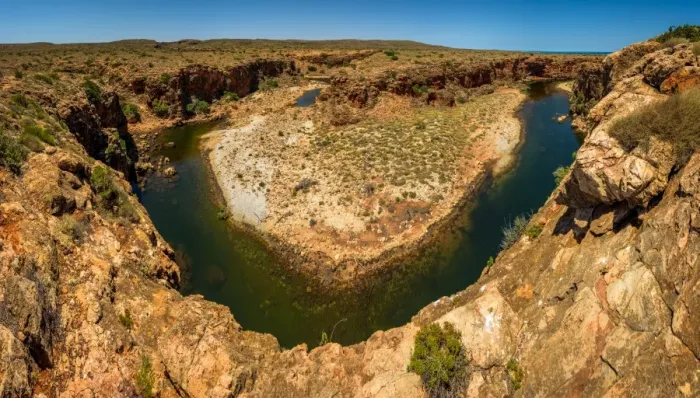 Framed Print : Yardie Creek