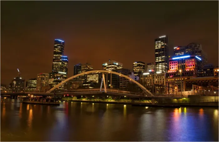 Framed Print : Yarra river reflections, Melbourne, Victoria, Australia