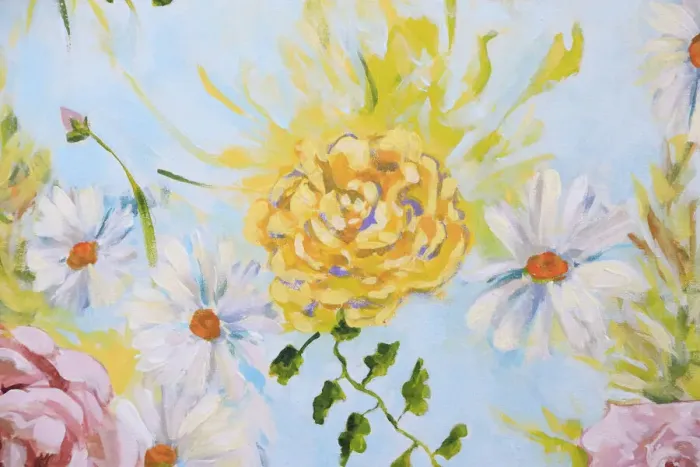Framed Print : Yellow Rose, Blossom, and Fern Framed Print : Yellow Rose, Blossom, and Fern