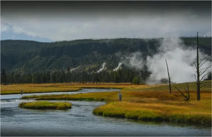Framed Print : Yellowstone National Park, Wyoming, United States