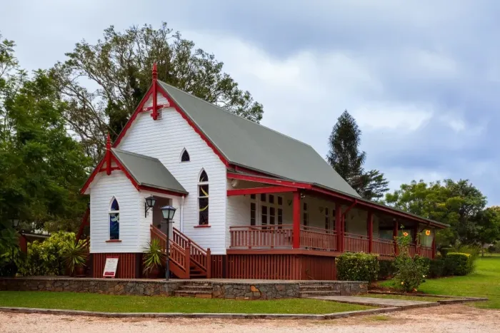 Framed Print : Yungaburra Village Chapel, Atherton Tableland, Far North Queensland, Australia Framed Print : Yungaburra Village Chapel, Atherton Tableland, Far North Queensland, Australia