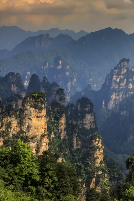 Framed Print : Zhangjiajie forest