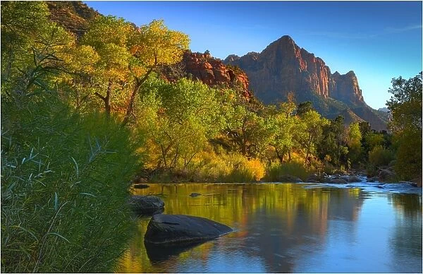 Zion National Park, situated in the South-Western area of the United States, in the state of Utah