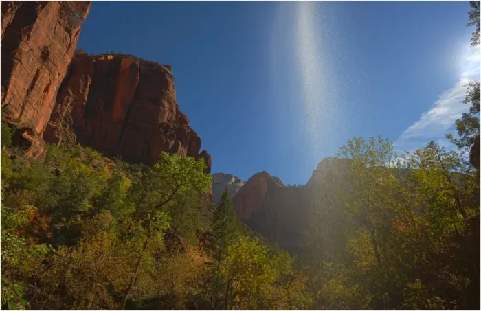 Framed Print : Zion national Park in south western United States