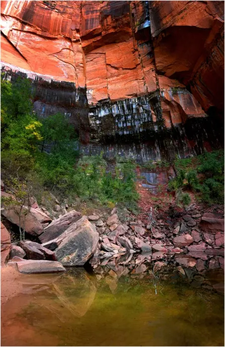 Framed Print : Zion national Park in south western United States