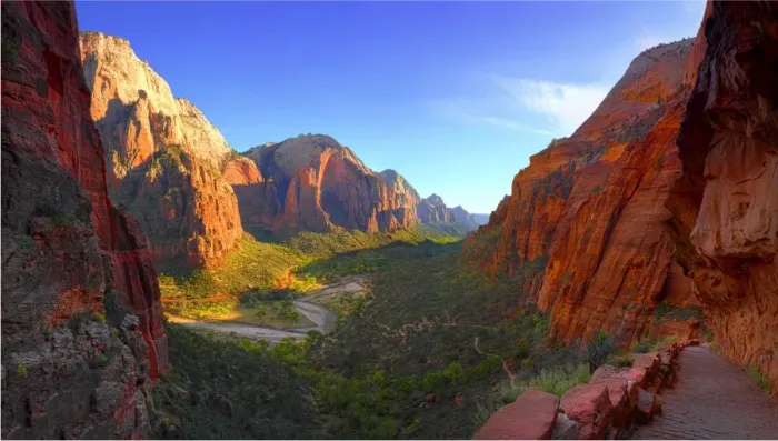 Framed Print : Zion national Park in south western United States