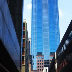 530 Collins Street Print: Midday Skyscraper View