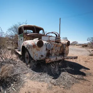 Abandoned car in Outback Australia