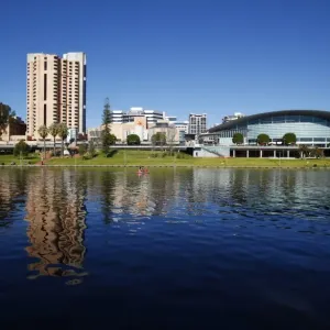 Adelaide and River Torrens in South Australia Adelaide and River Torrens in South Australia