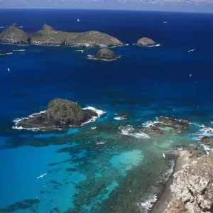 Îles de l'Amirauté depuis la colline Malabar. Îles de l'Amirauté depuis la colline Malabar.
