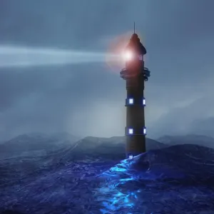 Australian Lighthouse Print: Hostile Environment Beacon