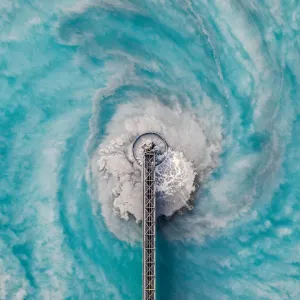 Arizona Waste Facility Aerial Print