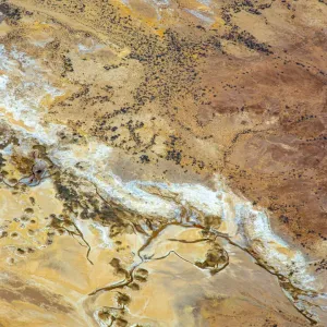 Aerial Photography over Lake Eyre, Australia