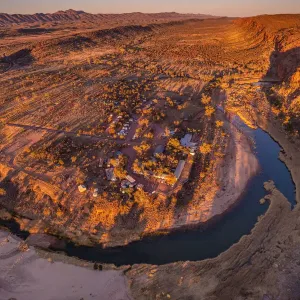 Aerial photography of the West Macdonnell Ranges west of Alice Springs, Northern Territory Austraila