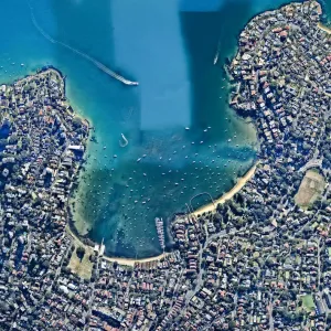 Aerial view, Australia, Bay, Boats, City, Cityscape, New South Wales, Outdoors, Overhead View, Photography, Pyrmont, Sydney Aerial view, Australia, Bay, Boats, City, Cityscape, New South Wales, Outdoors, Overhead View, Photography, Pyrmont, Sydney