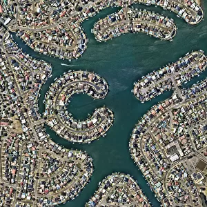Aerial view, Australia, Bay, Boats, City, Cityscape, marine, New South Wales, Outdoors, Overhead View, Photography, pier, Sydney, yachts, C-letter-island, roofs of houses