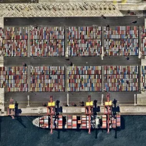 Aerial view, Australia, Botany Bay, City, Cityscape, colored tetris, container ship, geometry shapes, multi-colored sea containers, New South Wales, Outdoors, Overhead View, Photography, pier, Port Botany, port cranes, port machinery, shelves for shipping Aerial view, Australia, Botany Bay, City, Cityscape, colored tetris, container ship, geometry shapes, multi-colored sea containers, New South Wales, Outdoors, Overhead View, Photography, pier, Port Botany, port cranes, port machinery, shelves for shipping