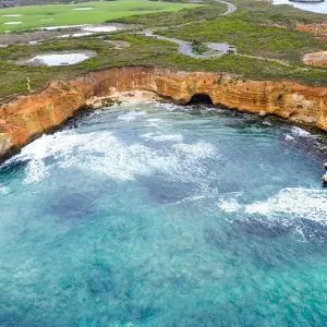 Aerial View of the Coastline, Great ocean Road