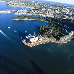 Aerial view of downtown Sydney