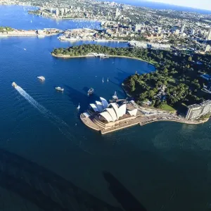 Aerial view of downtown Sydney Aerial view of downtown Sydney