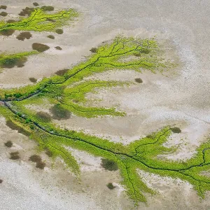 Aerial view of the East Alligator river, Northern Territory, Australia