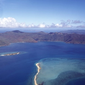 Aerial view of islands, Queensland, Australia