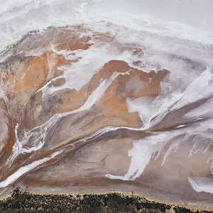 Aerial view of Lake Tyrrell