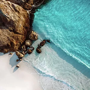 Aerial View of Little Beach, Albany Western Australia - 4K DRONE Photo