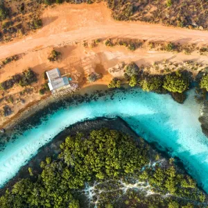 Aerial View of Little Lagoon Shark Bay - DRONE PHOTO 4K Aerial View of Little Lagoon Shark Bay - DRONE PHOTO 4K