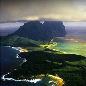 Aerial view of Lord Howe Island