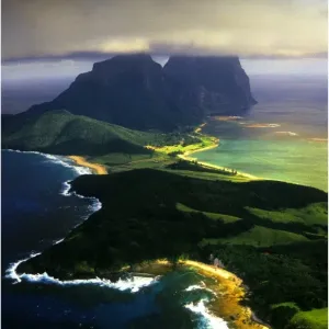 Aerial view of Lord Howe Island