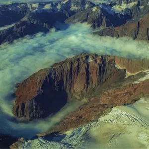 Aerial view of the Mount Cook Aoraki National Park, south Island of New Zealand Aerial view of the Mount Cook Aoraki National Park, south Island of New Zealand